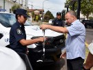 Sergio Berni entregó 6 patrullas y se reunió con el intendente Carrera