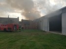 Incendio en carpintería y Cuartel de Bomberos Voluntarios