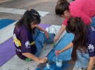 Pintaron una senda peatonal para concientizar sobre la diversidad sexual