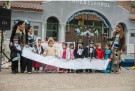La Escuela 7 celebró el 9 de Julio con la Banda Militar Cura Malal