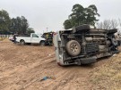 Dos camionetas colisionaron en zona rural