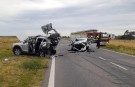 Fuerte accidente en Ruta 5, entre Catriló y Pellegrini