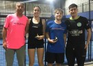 Alumnos del Newbery en un encuentro de padel en Tres Lomas