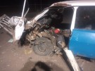 Un automóvil se accidentó en el acceso a la localidad de De Bary