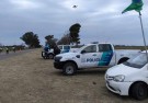 Gran despliegue policial en el Acceso Centenario