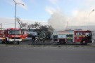 Incendio de vivienda en calle América, entre Maipú y Juncal