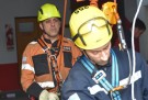 Bomberos voluntarios realizaron una Capacitación de Rescate con Cuerda