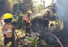 Intenso trabajo de los bomberos voluntarios durante esta semana