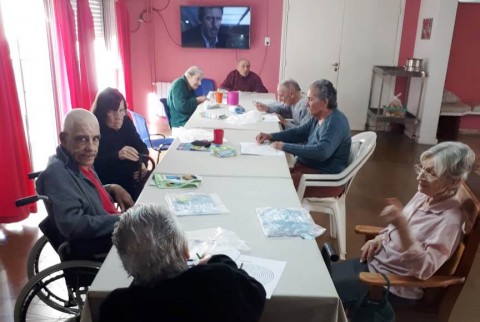 Los hogares recibieron material del Programa “Tiempo de Crear”