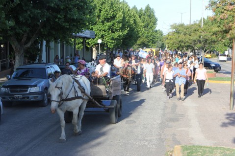 La Virgen Gaucha recorrió las calles de la ciudad