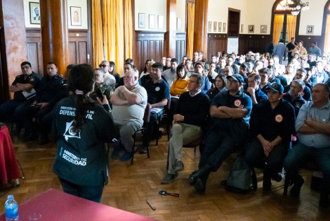Tres Lomas en el Taller de Organización Municipal de la Defensa Civil