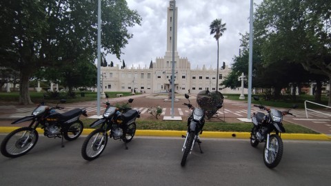 La municipalidad incorporó 4 nuevas motocicletas al parque automotor