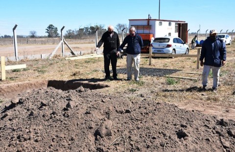 Construyen el galpón de la Planta de Residuos Sólidos Urbanos