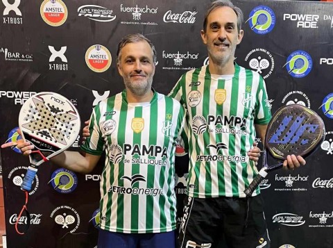 Dos salliquelenses clasificaron al Torneo Panamericano de Pádel