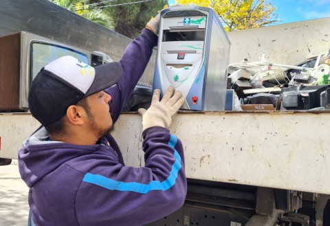 Jornada de recolección de residuos de aparatos eléctricos y electrónicos