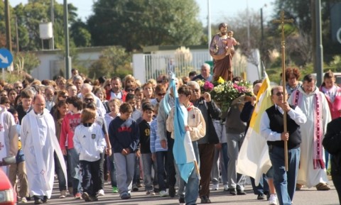 Con procesión y misa celebraron el Día de San José