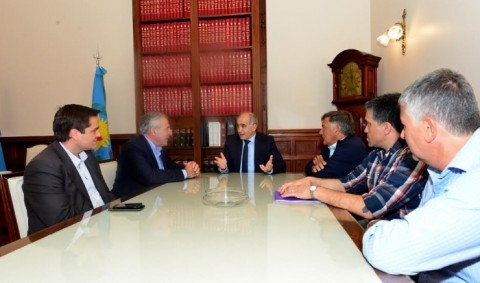 El vicegobernador recibió a Jorge Hernández y autoridades de la COSPYV
