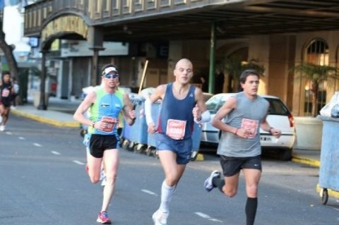Ignacio Oliva corrió el medio maratón de Buenos Aires