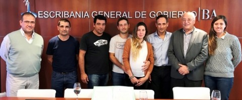 Alvarez se reunió con el Escribano General de Gobierno