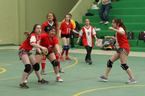Se disputó un encuentro de handball