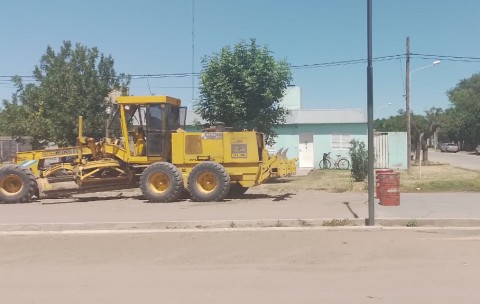 Comenzaron las tareas para la obra de asfalto en la Avenida Ituzaingó 