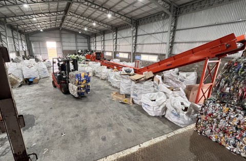 Fueron vendidas más de 12 toneladas de material reciclable
