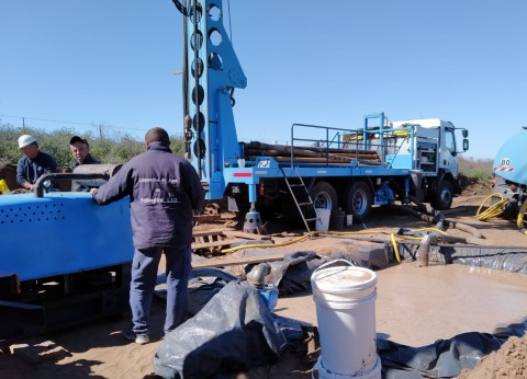 Comenzaron las tareas para el nuevo pozo de abastecimiento de agua