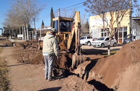 Extensión de la red cloacal en el barrio “Los Ranqueles”