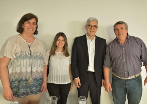 Candidatos del Frente de Todos con Julián Domínguez en Laprida