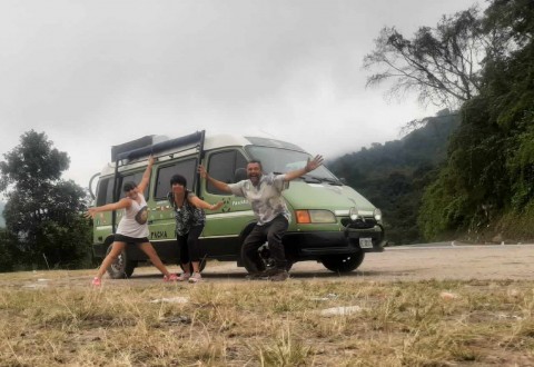 Una familia viajera visitó Salliqueló