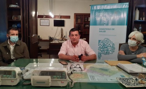 El Director de Región Sanitaria visitó Pellegrini