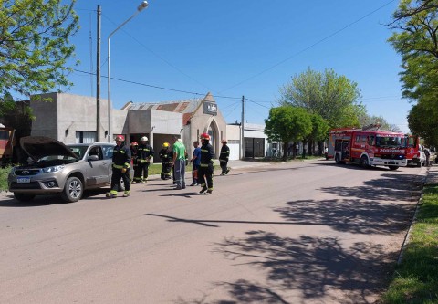 Accidente en la esquina de Pellegrini y Laprida