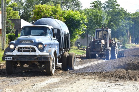  Llegaron más de ocho toneladas de asfalto en frío para tareas  de bacheo