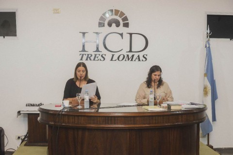 Sesiona el Honorable Concejo Deliberante de Tres Lomas