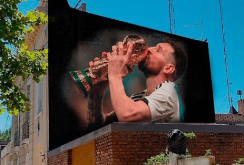 Elegirán mediante votación popular un mural homenaje a Lionel Messi