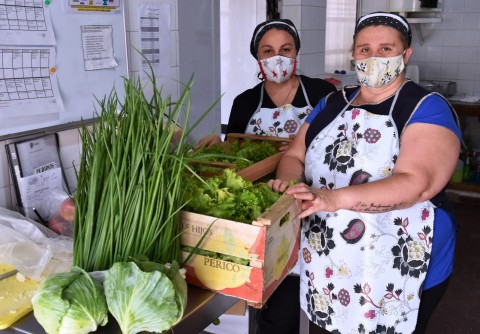 La Unidad Productiva de Thompson entregó verduras al Hospital