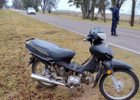 Policía de Salliqueló recuperó una motocicleta robada en Tres Lomas