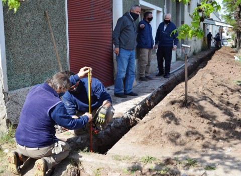 Segunda etapa de recambio de la red de agua potable