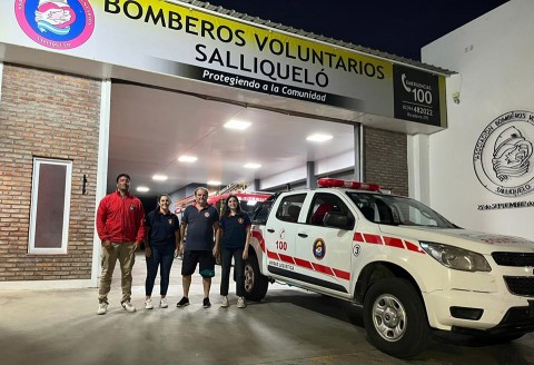 Bomberos de Salliqueló viajan a combatir los incendios en Neuquén