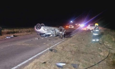Dos víctimas fatales en un accidente sobre Ruta 85