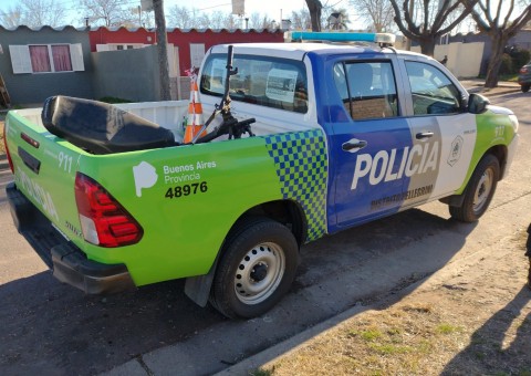 Incautan una motocicleta con número de motor y chasis adulterado