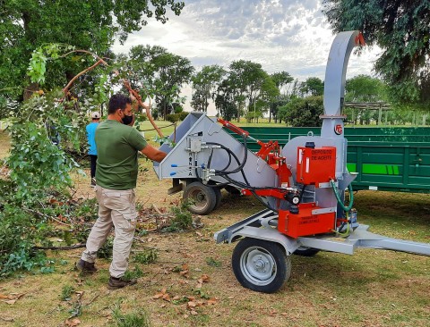 El Municipio adquirió una nueva chipeadora