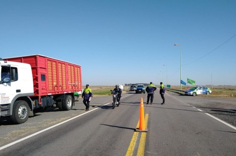 Operativo policial sobre Ruta 5