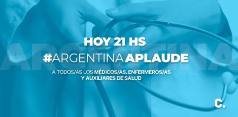 Convocan a una acción de apoyo al personal del sistema de salud