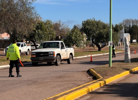 Educación y concientización vial en el acceso Granadero Baigorria