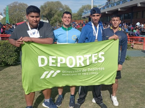 La delegación de Tres Lomas cosechó tres medallas el día domingo