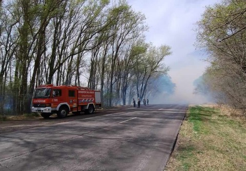 Intenso trabajo de los bomberos voluntarios durante esta semana