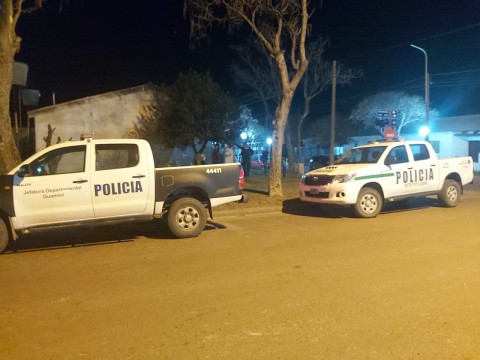 Policía interrumpió una reunión familiar