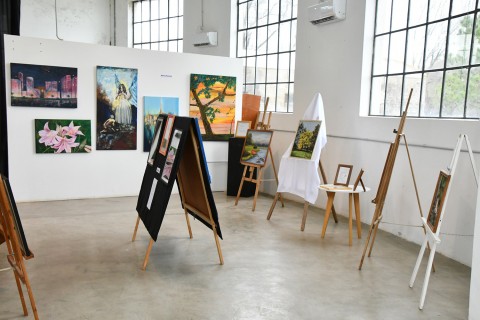 Comenzó la “1° Exposición Colectiva de Arte Salliquelense”