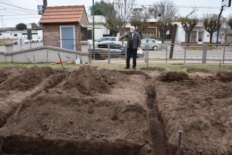 Comenzó la obra para el nuevo sector administrativo del Hospital Municipal 